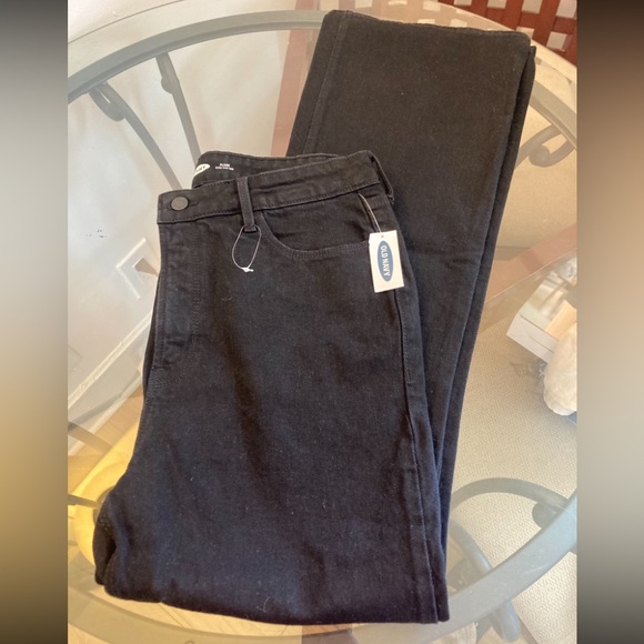 Old Navy Black Flare Women's Jeans NWT Size 12 - Picture 4 of 11